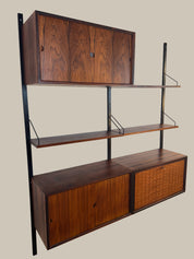 Poul_Cadovius_Royal_System_Rosewood_Wall_Unit_for_Cado,_Denmark,_1960s