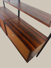 Poul_Cadovius_Royal_System_Rosewood_Wall_Unit_for_Cado,_Denmark,_1960s