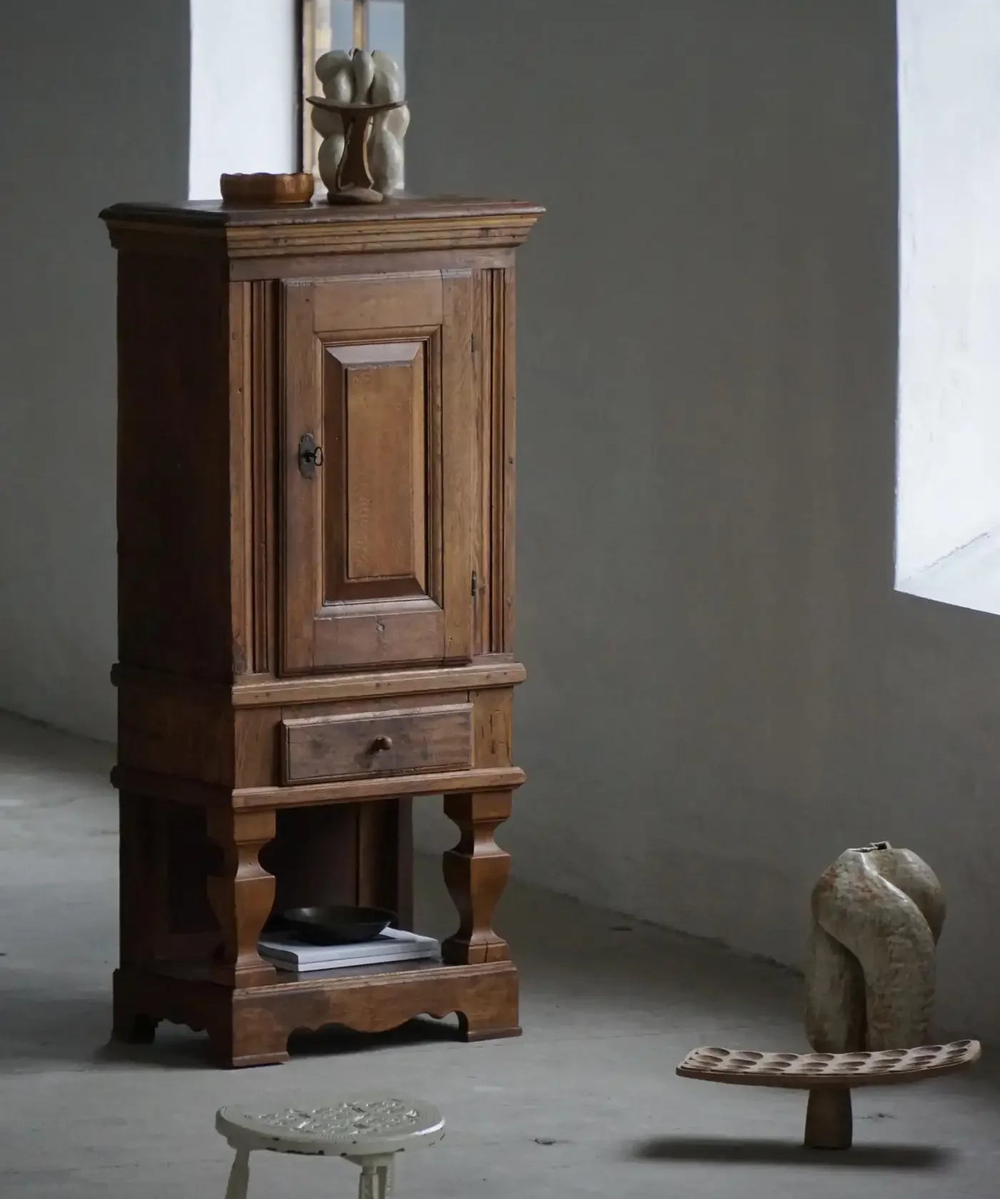 Rustic_French_Oak_Baroque_Cabinet