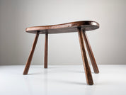 1940s_Hand-Carved_Wabi-Sabi_Hardwood_Bench_with_Organic_Live-Edge_Form