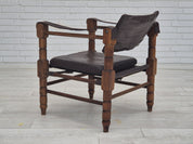 Safari_Lounge_Chair_in_Leather_and_Beech,_1960s,_Scandinavia