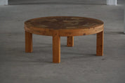 Sallingboe_Large_Round_Coffee_Table_in_Pine_and_Ceramic,_Denmark_1970s