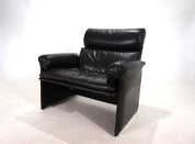 Saporiti_Italia_leather_armchair_by_Giovanni_Offredi,_1970