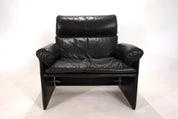 Saporiti_Italia_leather_armchair_by_Giovanni_Offredi,_1970