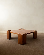 Mario_Marenco_Sapporo_Square_Coffee_Table_for_Mobil_Girgi_in_Walnut,_Italian_Modern_Design,_1970s