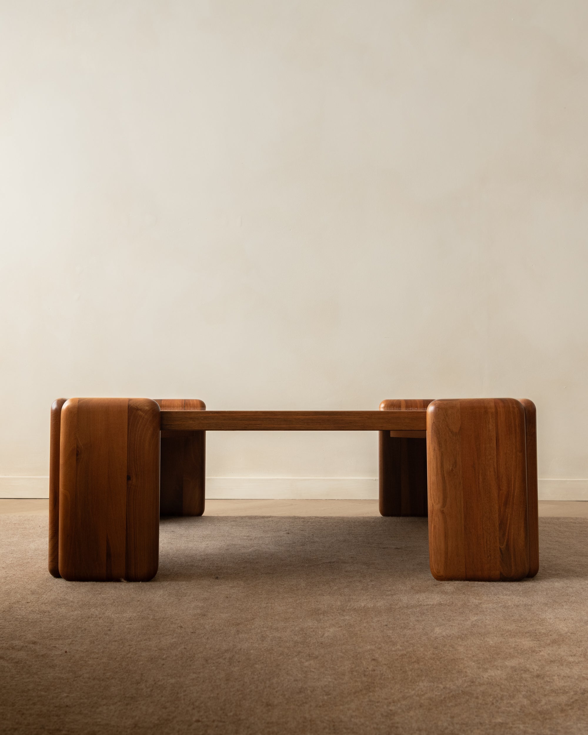 Mario_Marenco_Sapporo_Square_Coffee_Table_for_Mobil_Girgi_in_Walnut,_Italian_Modern_Design,_1970s