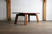 Sapporo_Dining_Table_by_Mario_Marenco_for_Mobil_Girgi,_Italian_Walnut_Mid_Century_Modern,_1970s