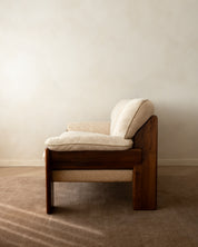 Sapporo_Two-Seater_Sofa_by_Mario_Marenco_for_Mobil_Girgi,_Walnut_&_Cream_Upholstery,_Italy,_1970s
