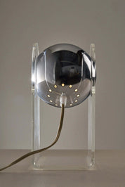 Sarfatti_Style_Table_Lamp,_Chrome_&_Plexiglass,_1980s