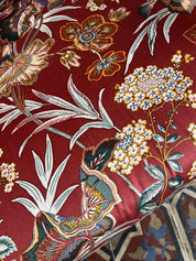 Scandinavian_Teak_Armchair_with_Floral_Silk_Cushions,_1960s–1970s