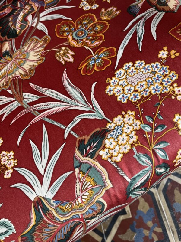 Scandinavian_Teak_Armchair_with_Floral_Silk_Cushions,_1960s–1970s