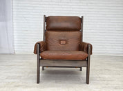 Scandinavian_Armchair,_Oak_and_Leather,_1970s