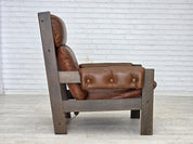 Scandinavian_Armchair,_Oak_and_Leather,_1970s