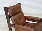 Scandinavian_Armchair,_Oak_and_Leather,_1970s