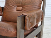 Scandinavian_Armchair,_Oak_and_Leather,_1970s