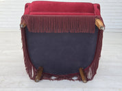 Scandinavian_Armchair,_Red_Velour_&_Oak,_1970s_Denmark