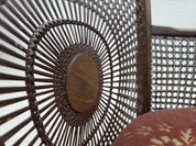 Modern_Armchair_in_Salmon_Pink_Velour_with_Mesh_Detail,_1950s,_Denmark