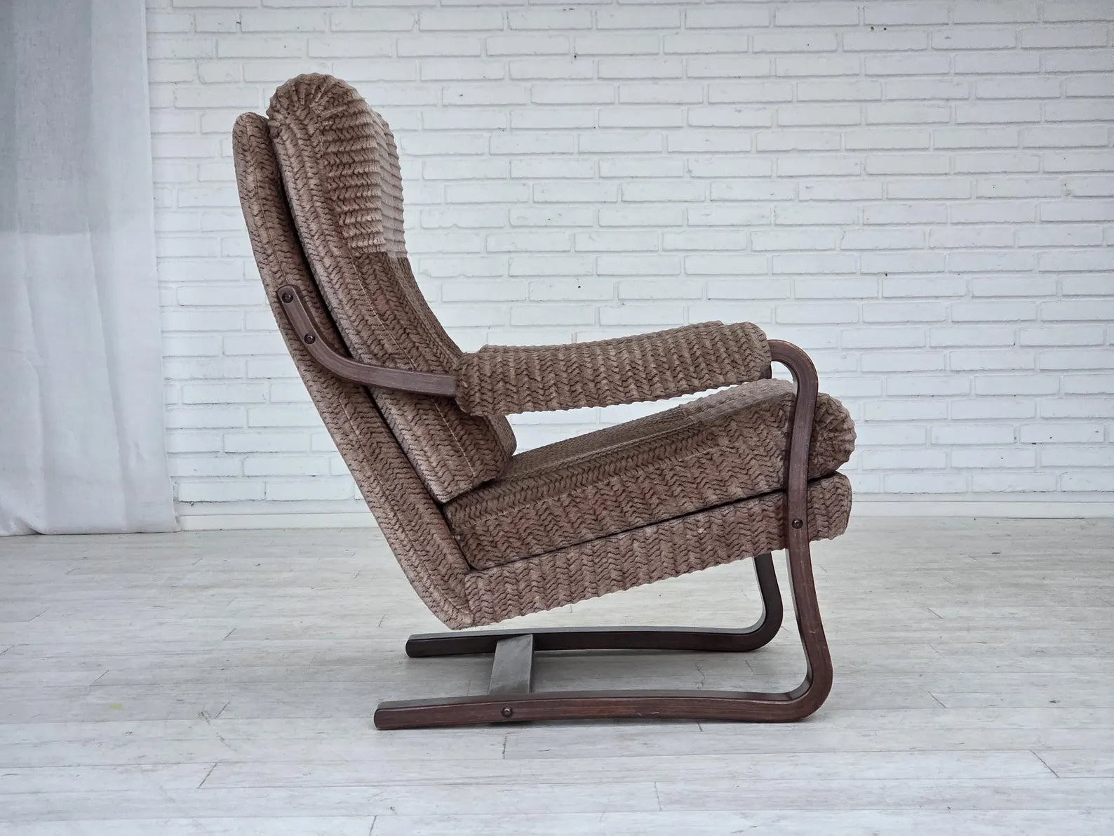 1970s_Danish_Teak_Armchair,_Scandinavian_Modern,_Denmark
