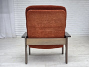 Scandinavian_Armchair,_Upholstered_&_Wood_Frame,_1970s_Denmark