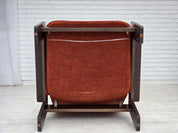 Scandinavian_Armchair,_Upholstered_&_Wood_Frame,_1970s_Denmark