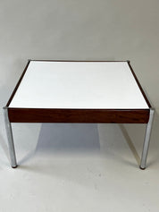 Square_Scandinavian_Coffee_Table_with_Chrome_Legs_and_Teak_Details,_1960s,_Scandinavia