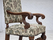 Scandinavian_High_Back_Oak_Armchair,_1950s,_Nordic