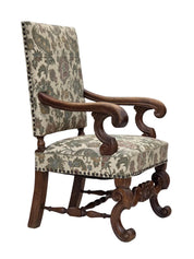 Scandinavian_High_Back_Oak_Armchair,_1950s,_Nordic