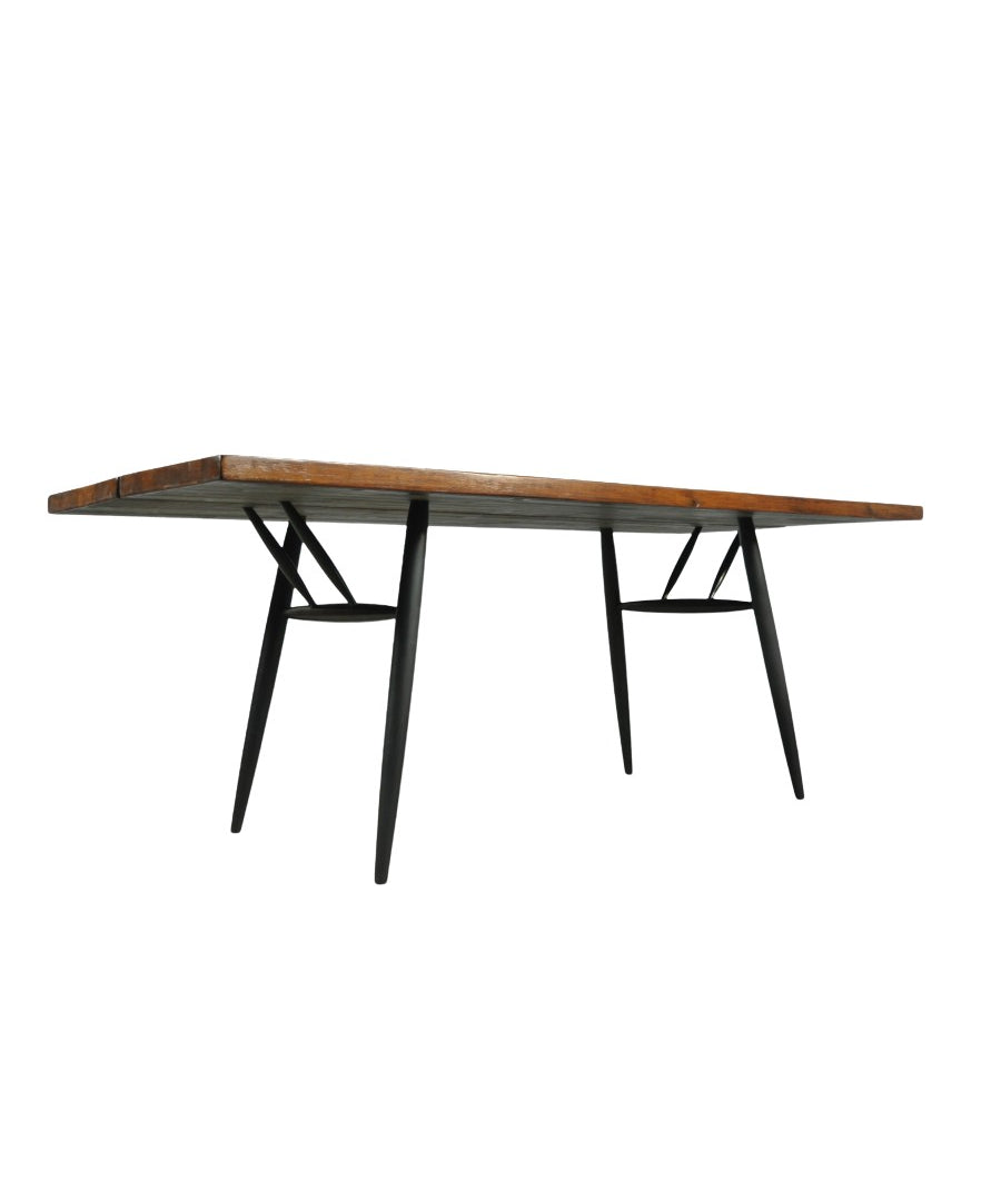 Scandinavian_LAUKAAN_PUU_“Pirkka”_dining_table_by_Ilmari_Tapiovaara,_Finland_1950s