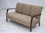 1950s_Danish_Two_Seater_Sofa_in_Green_Fabric,_Denmark