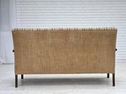 1950s_Danish_Two_Seater_Sofa_in_Green_Fabric,_Denmark