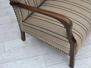 1950s_Danish_Two_Seater_Sofa_in_Green_Fabric,_Denmark