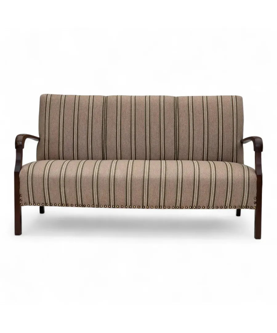1950s_Danish_Two_Seater_Sofa_in_Green_Fabric,_Denmark