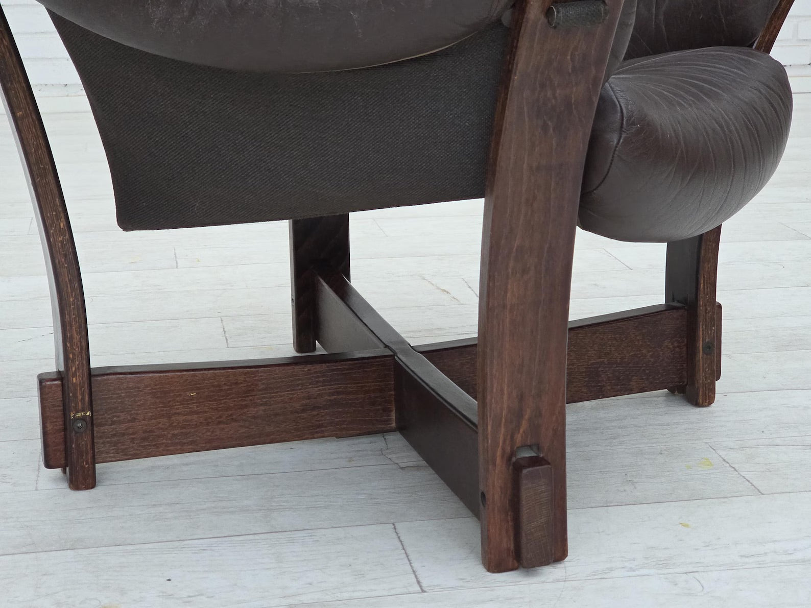 Scandinavian_Modern_Armchair,_Upholstered_Wood_Frame,_1970s_Denmark
