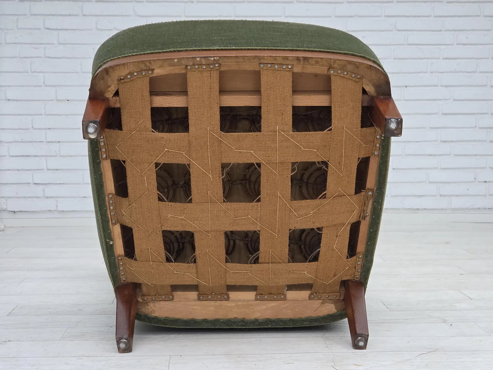 Scandinavian_Modern_Lounge_Chair,_Teak_&_Upholstery,_1960s_Denmark