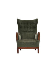 Scandinavian_Modern_Lounge_Chair,_Teak_&_Upholstery,_1960s_Denmark