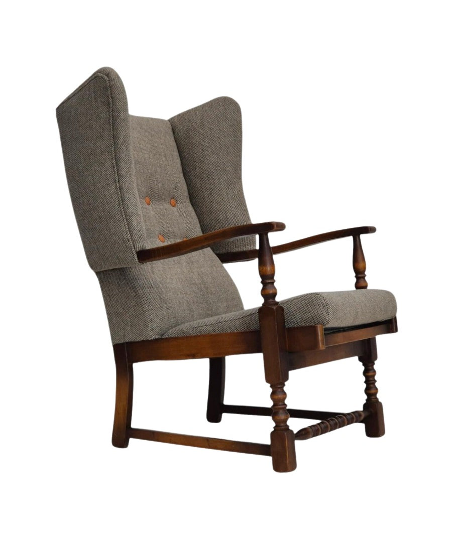 Scandinavian_Modern_Lounge_Chair,_Upholstered_Wood,_1960s_Denmark