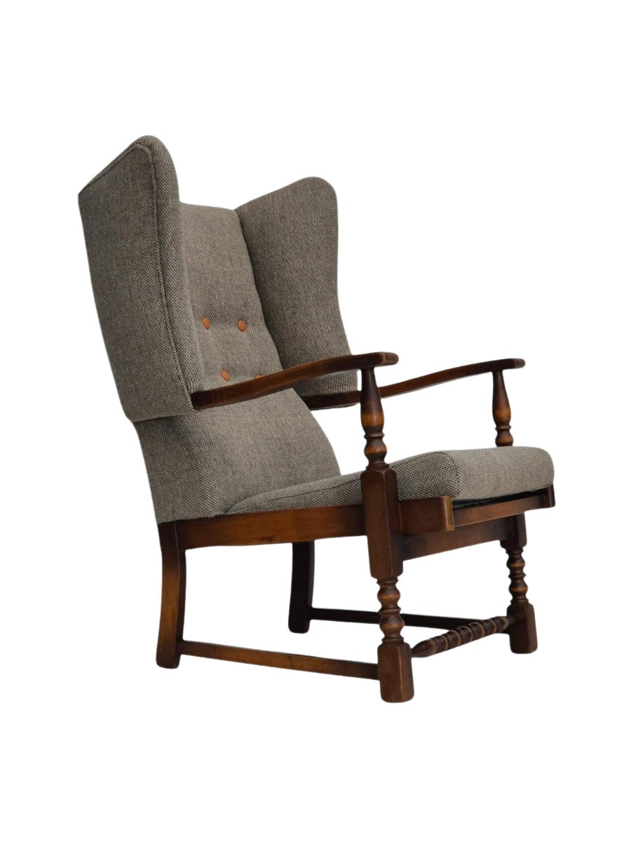 Scandinavian_Modern_Lounge_Chair,_Upholstered_Wood,_1960s_Denmark