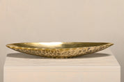 Handmade_Oval_Solid_Brass_Bowl_with_Hammered_Textured_Exterior_and_Smooth_Interior