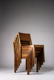 Set_of_5_Sven_Markelius_Birch_Stacking_Chairs,_1930s