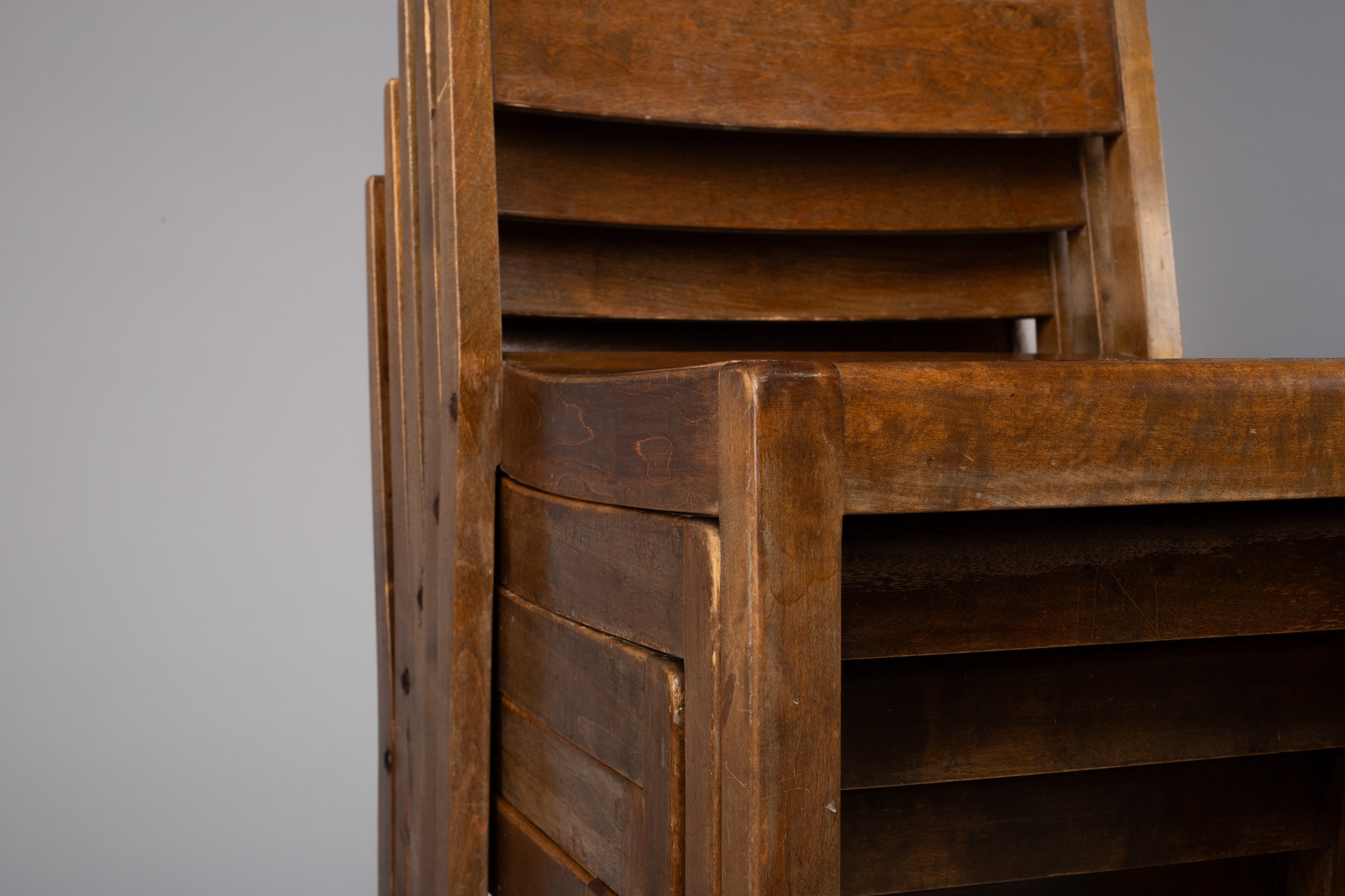Set_of_5_Sven_Markelius_Birch_Stacking_Chairs,_1930s