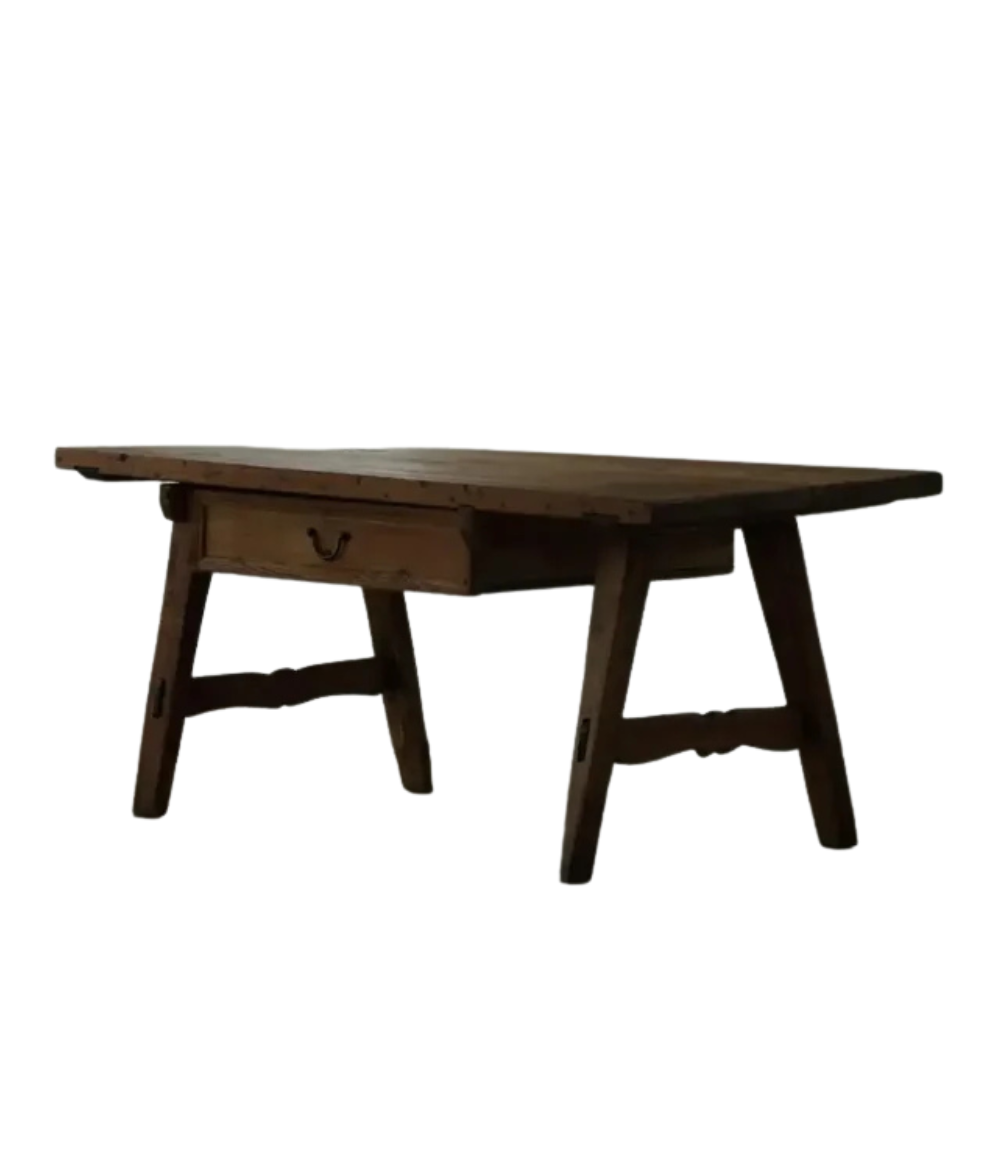 Scandinavian_Pine_Dining_Table_or_Desk_with_Drawer,_1970s