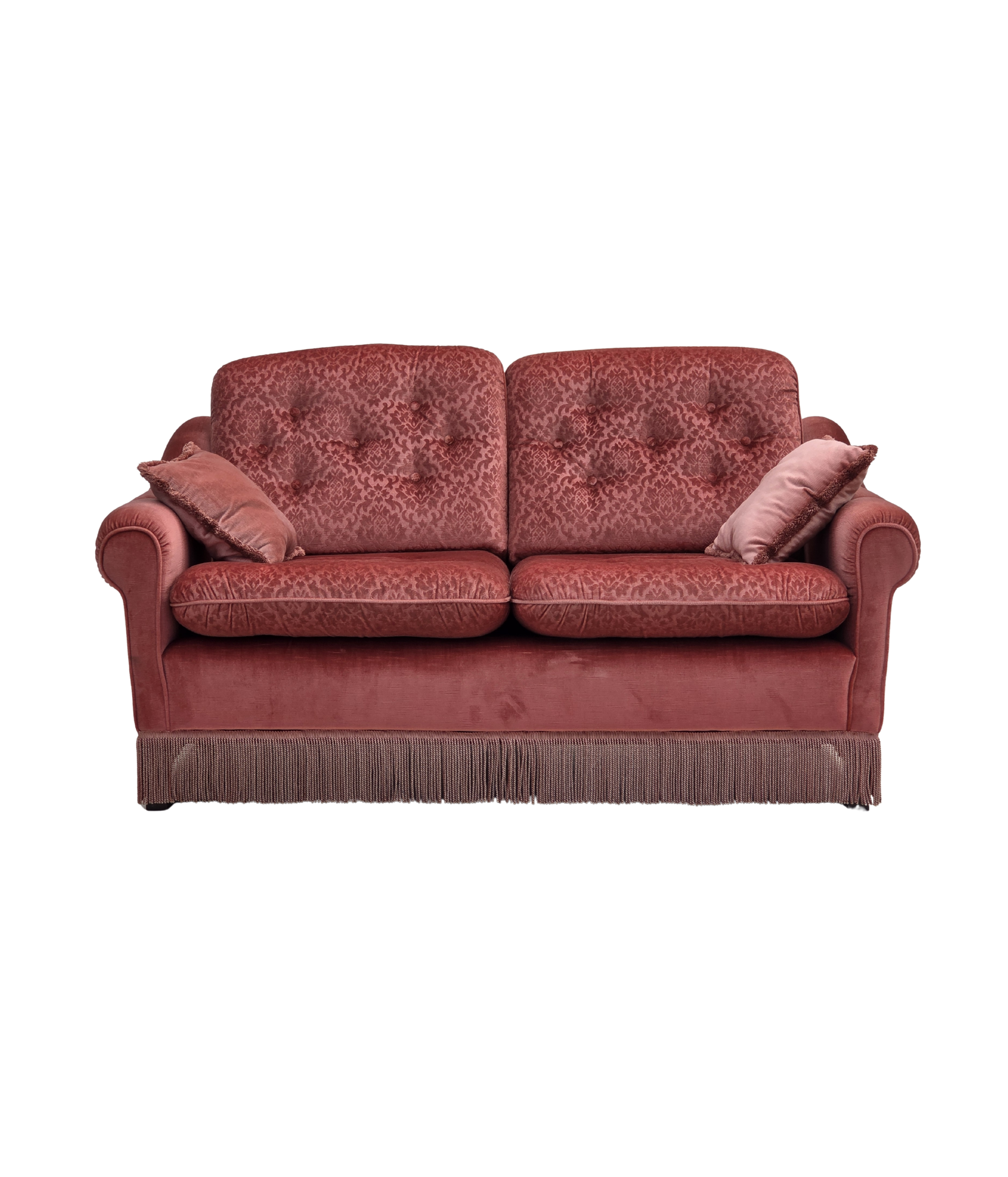 Scandinavian_Pink_Velour_2-Seater_Sofa_with_Beech_Legs,_Denmark_or_Sweden,_1980s
