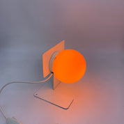 Minimalist_White_Metal_and_Orange_Glass_Table_Lamp_Attributed_to_Sciolari