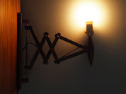 Lyfa_Teak_Scissor_Wall_Lamp,_1970s,_Denmark