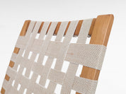 Functionalist_Bentwood_Lounge_Chair_by_Jan_Vaněk_with_Ivory_Woven_Straps,_Czechoslovakia,_1930s