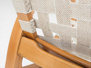 Functionalist_Bentwood_Lounge_Chair_by_Jan_Vaněk_with_Ivory_Woven_Straps,_Czechoslovakia,_1930s