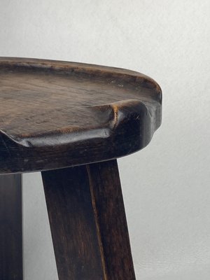 Sculptural_Brutalist_Oak_Tripod_Stool,_1960s,_Europe