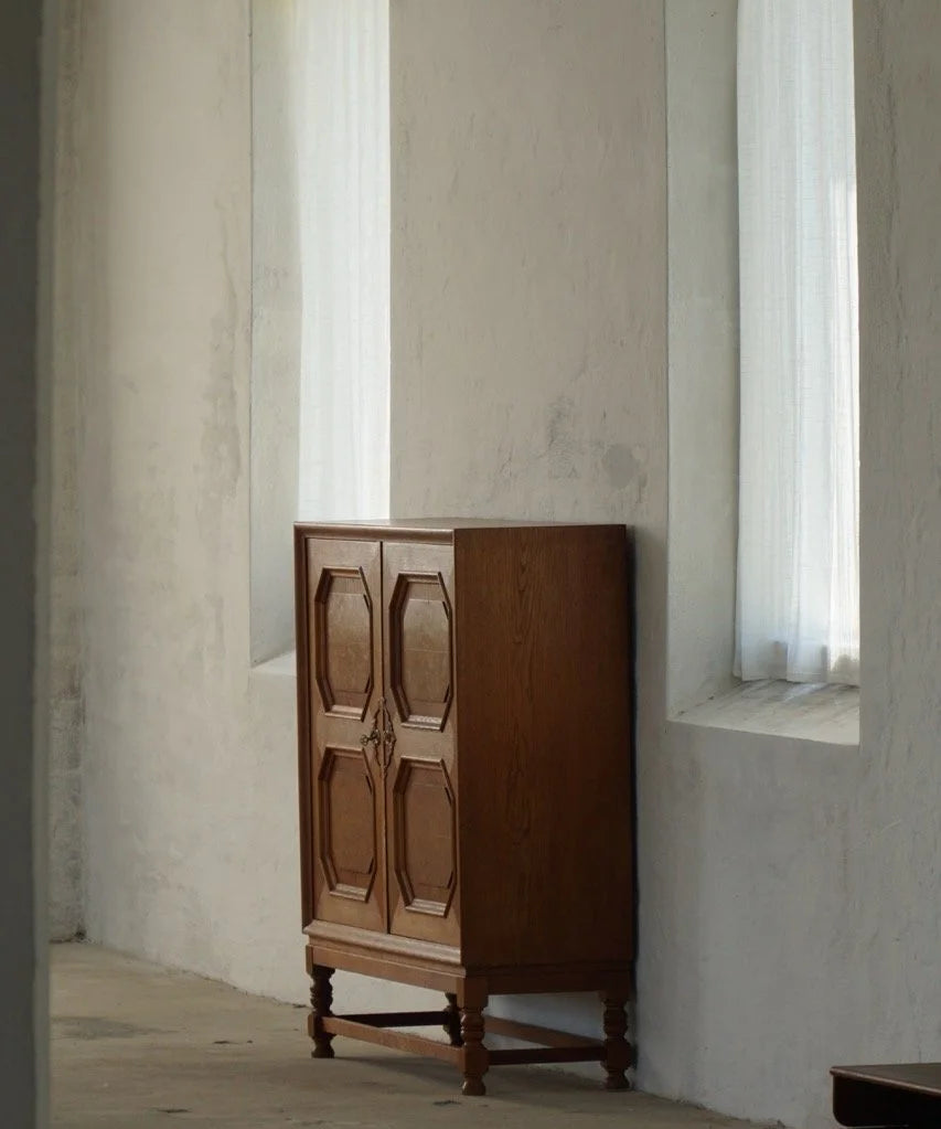 Sculptural_Burl_Oak_Cabinet,_Scandinavian_Modern_Design