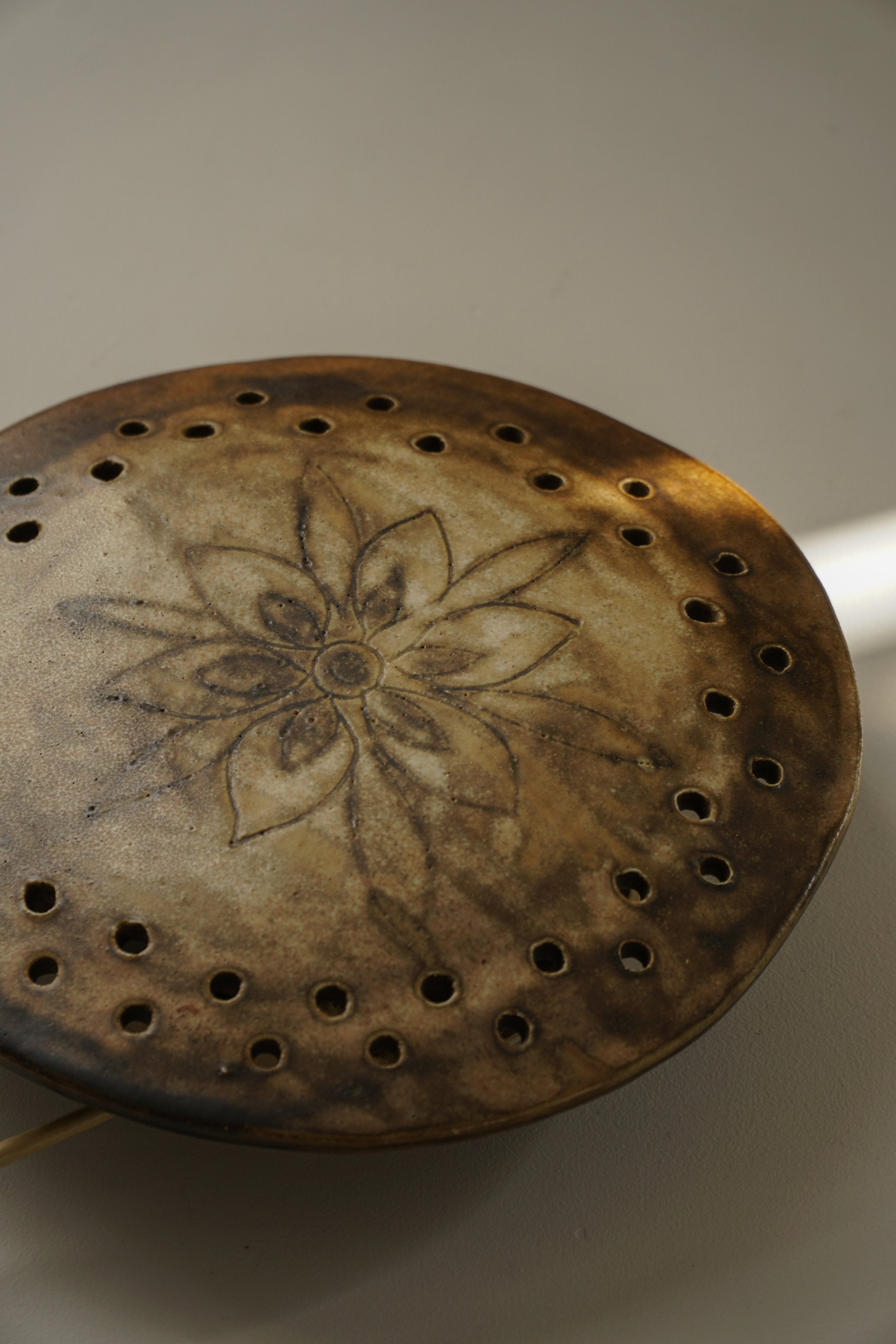 Sculptural_Organic_Danish_Ceramic_Wall_Sconce