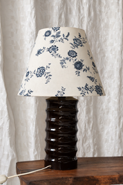 Hungarian_Modernist_Sculptural_Ceramic_Table_Lamp_in_Dark_Brown_Glaze_with_Original_Label,_1970s